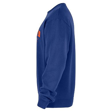 Men's Nike Blue New York Knicks 2025/26 Authentic Practice Club Sweatshirt