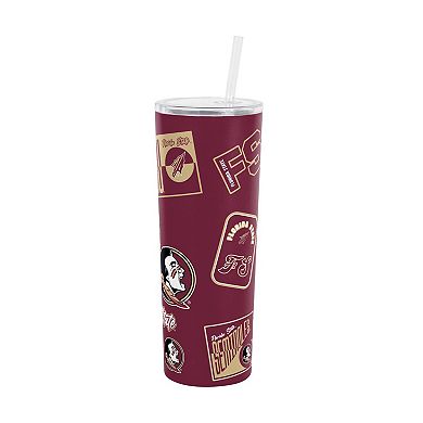 Logo Brands Florida State Seminoles 30oz Dreamweave Straw Tumbler