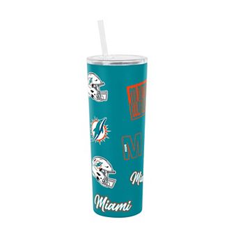 Logo Brands Miami Dolphins 30oz Dreamweave Straw Tumbler