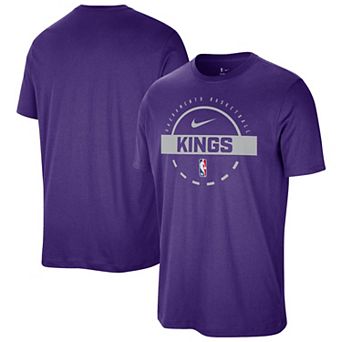 Men's Nike Purple Sacramento Kings Authentic Practice T-Shirt