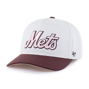 Unisex '47 Stone/Burgundy New York Mets Love Letter Adjustable Hitch Hat