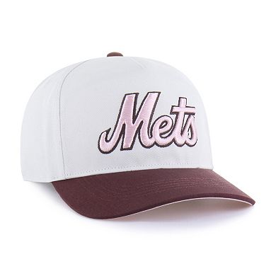 Unisex '47 Stone/Burgundy New York Mets Love Letter Adjustable Hitch Hat