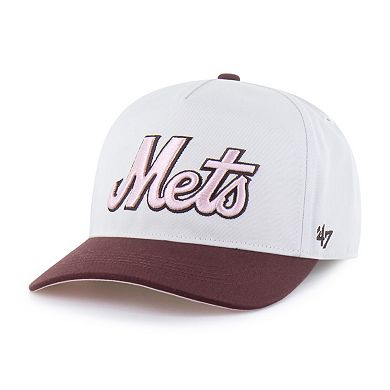 Unisex '47 Stone/Burgundy New York Mets Love Letter Adjustable Hitch Hat