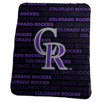 Colorado Rockies Classic Fleece Throw Blanket