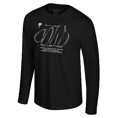 Unisex Bristol Studio Cam Thomas Black Brooklyn Nets Stadium Essentials Long Sleeve T-Shirt
