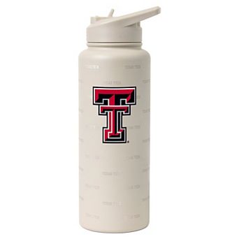 Logo Brands Texas Tech Red Raiders 34oz. Sand Ghost Quencher Bottle