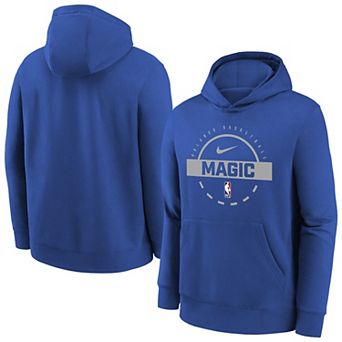 Youth Nike Blue Orlando Magic 2025/26 Club Fleece Practice Hoodie