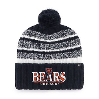 Men's '47 Navy Chicago Bears Tavern Cuffed Knit Hat with Pom