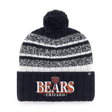 Men's '47 Navy Chicago Bears Tavern Cuffed Knit Hat with Pom