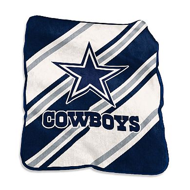 Dallas Cowboys Raschel Stripe Throw Blanket