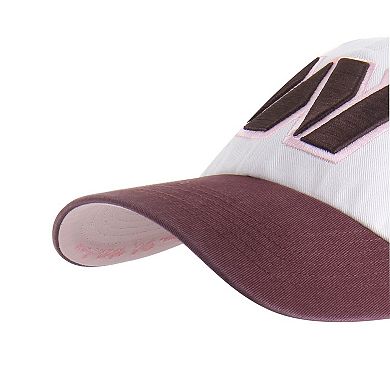 Unisex '47 Stone/Burgundy Washington Commanders Love Letter Clean Up Adjustable Hat