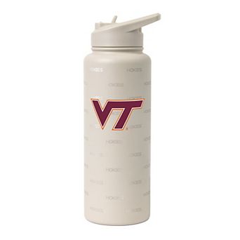 Logo Brands Virginia Tech Hokies 34oz. Sand Ghost Quencher Bottle