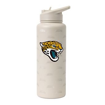 Logo Brands Jacksonville Jaguars 34oz. Sand Ghost Quencher Bottle