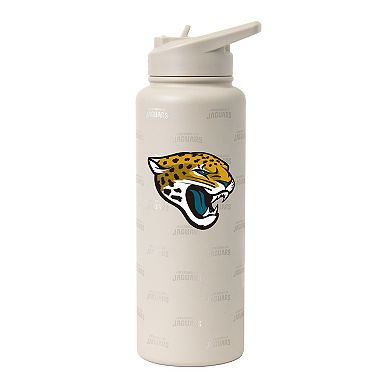 Logo Brands Jacksonville Jaguars 34oz. Sand Ghost Quencher Bottle