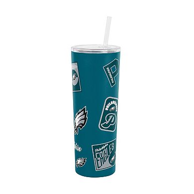 Logo Brands Philadelphia Eagles 30oz Dreamweave Straw Tumbler