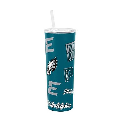 Logo Brands Philadelphia Eagles 30oz Dreamweave Straw Tumbler
