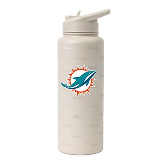 Logo Brands Miami Dolphins 34oz. Sand Ghost Quencher Bottle