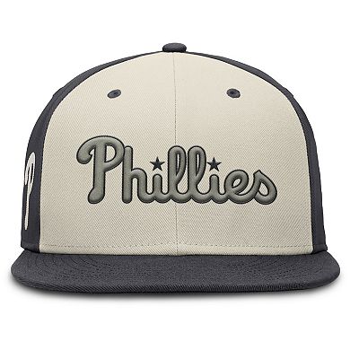 Men's Nike Anthracite Philadelphia Phillies Dri-FIT True Fitted Hat