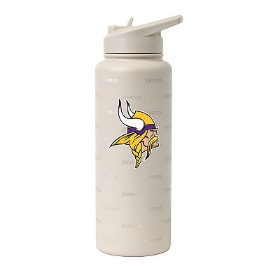 Logo Brands Minnesota Vikings 34oz. Sand Ghost Quencher Bottle