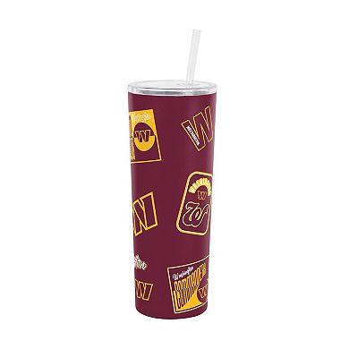 Logo Brands Washington Commanders 30oz Dreamweave Straw Tumbler