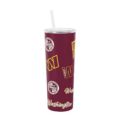 Logo Brands Washington Commanders 30oz Dreamweave Straw Tumbler