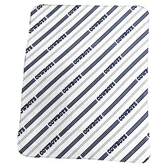 Dallas Cowboys Classic Vertical Stripe Fleece Throw Blanket