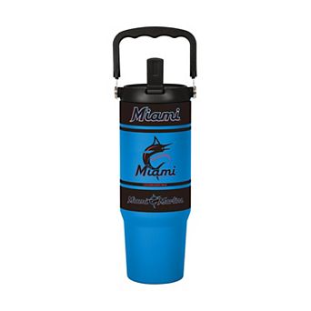 Miami Marlins 30oz. Colorblock 2.0 Top Handle Tumbler