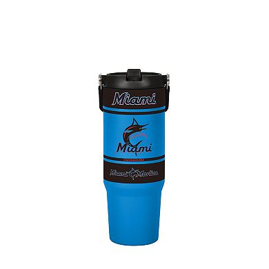 Miami Marlins 30oz. Colorblock 2.0 Top Handle Tumbler