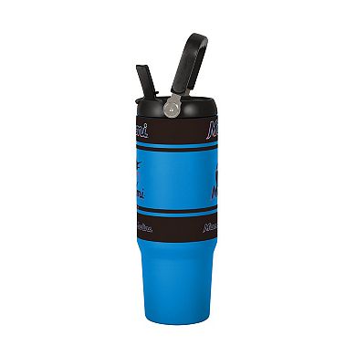 Miami Marlins 30oz. Colorblock 2.0 Top Handle Tumbler