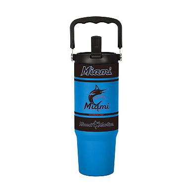 Miami Marlins 30oz. Colorblock 2.0 Top Handle Tumbler