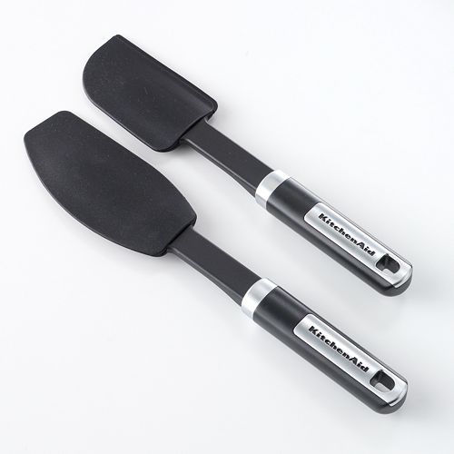kitchenaid 2 pc silicone specialty spatula set