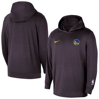Men's Nike Black Golden State Warriors Authentic Practice Yoga Restore Dri-Fit Pullover Hoodie