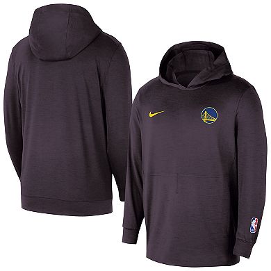 Men's Nike Black Golden State Warriors Authentic Practice Yoga Restore Dri-Fit Pullover Hoodie