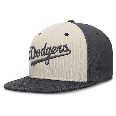 Men's Nike Anthracite Los Angeles Dodgers Dri-FIT True Fitted Hat