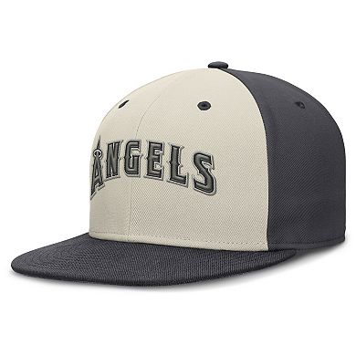 Men's Nike Anthracite Los Angeles Angels Dri-FIT True Fitted Hat