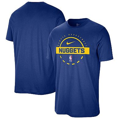 Men's Nike Blue Denver Nuggets Authentic Practice T-Shirt