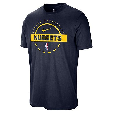 Men's Nike Navy Denver Nuggets Authentic Practice T-Shirt