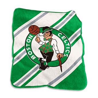 Boston Celtics Raschel Stripe Throw Blanket