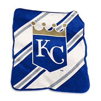 Kansas City Royals Raschel Stripe Throw Blanket