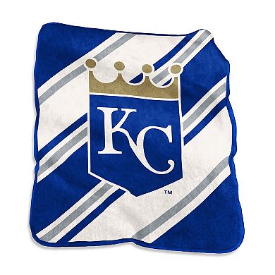 Kansas City Royals Raschel Stripe Throw Blanket