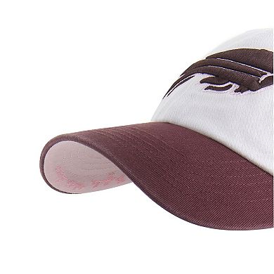 Unisex '47 Stone/Burgundy Buffalo Bills Love Letter Clean Up Adjustable Hat