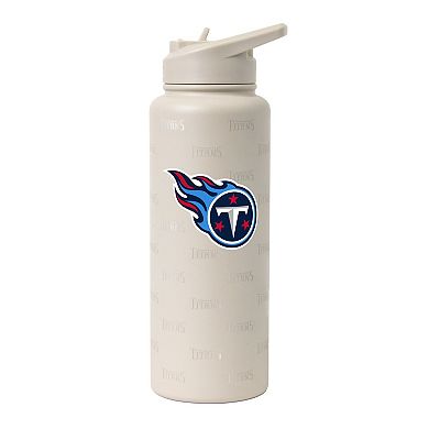 Logo Brands Tennessee Titans 34oz. Sand Ghost Quencher Bottle
