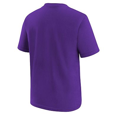 Youth Nike Purple Sacramento Kings Practice T-Shirt