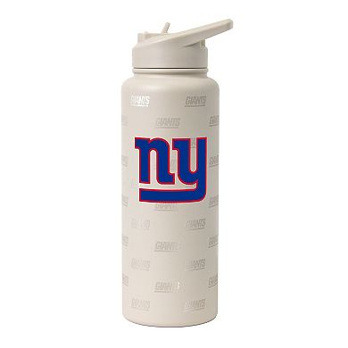 Logo Brands New York Giants 34oz. Sand Ghost Quencher Bottle