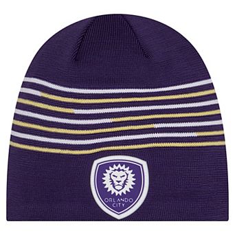 Men's New Era Purple Orlando City SC 2026 Kickoff Knit Beanie