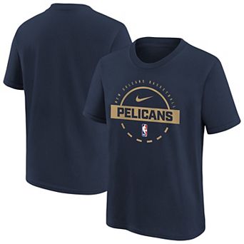 Youth Nike Navy New Orleans Pelicans Practice T-Shirt