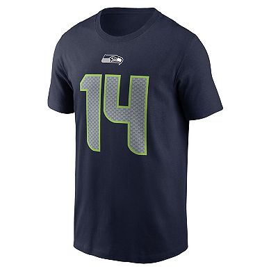 Men's Nike Sam Darnold College Navy Seattle Seahawks Name & Number T-Shirt