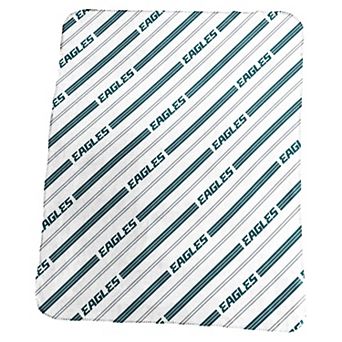 Philadelphia Eagles Classic Vertical Stripe Fleece Throw Blanket