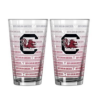 Logo Brands South Carolina Gamecocks Two-Pack Chant Fade 16oz. Pint Glass Set