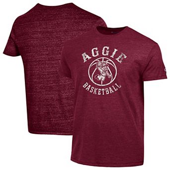 Men's Champion Maroon Texas A&M Aggies Ol' Sarge Basketball Tri-Blend T-Shirt